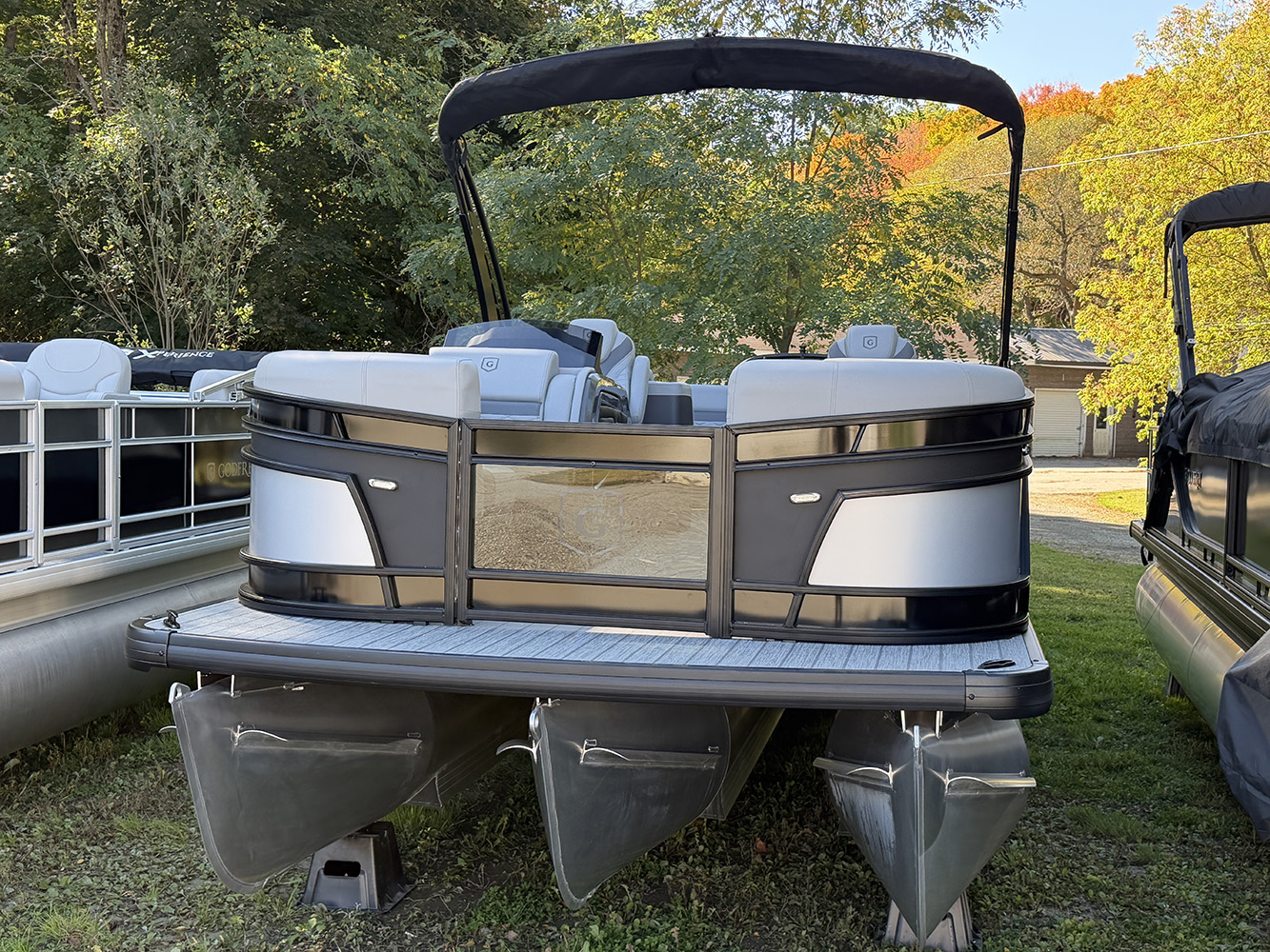 2026 Godfrey MC235ULC Triple Pontoon Boat - Silver/Black